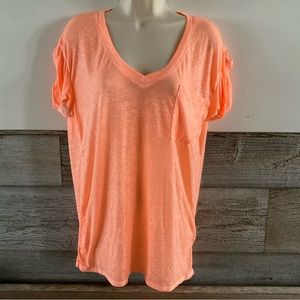 Fox Racing orange burnout pocket logo shirt size medium (